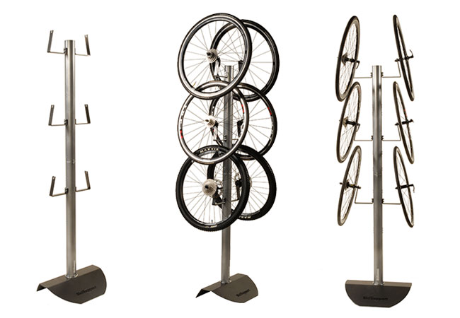 Bike store wheel display