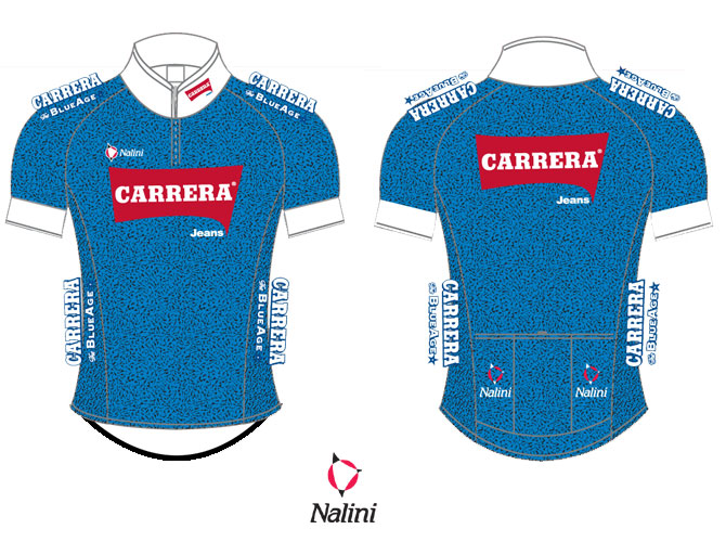Albabici Products - Team Carrera Jeans professional cycling team clothing