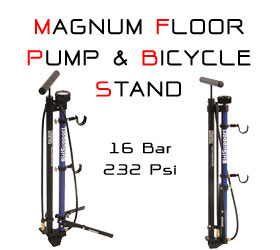 Magnum Floor Pump & Bicycle Stand