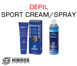 Hibros Depil Sport Cream and Spray