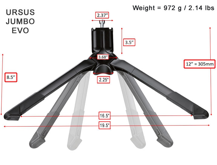 Albabici Cycling - Art. 80 - Alloy Double Leg KickStand “JUMBO EVO”