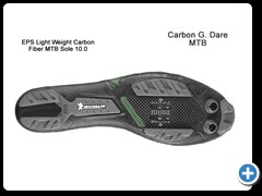 EPS Light Weight Carbon
Fiber MTB Sole 10.0