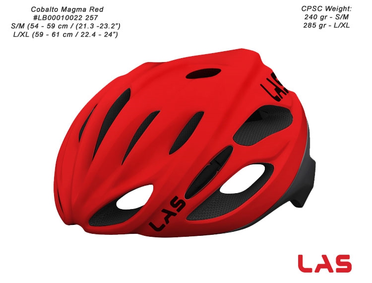 Albabici Cycling Products - LAS Cobalto model helmets