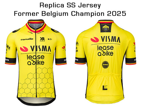 Replica Jersey SS Men Former Belgium Champion 2025