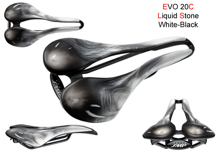 EVO 20C Liquid Stone Black SMP Pro Saddle EVO 20C Liquid Stone Black SMP Pro Saddle