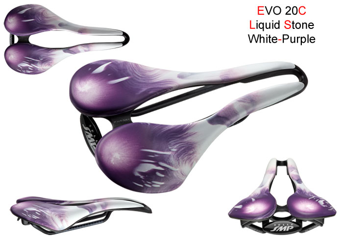 EVO 20C Liquid Stone Purple SMP Pro Saddle EVO 20C Liquid Stone Purple SMP Pro Saddle