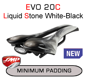 EVO 20C Liquid White Black Saddle
